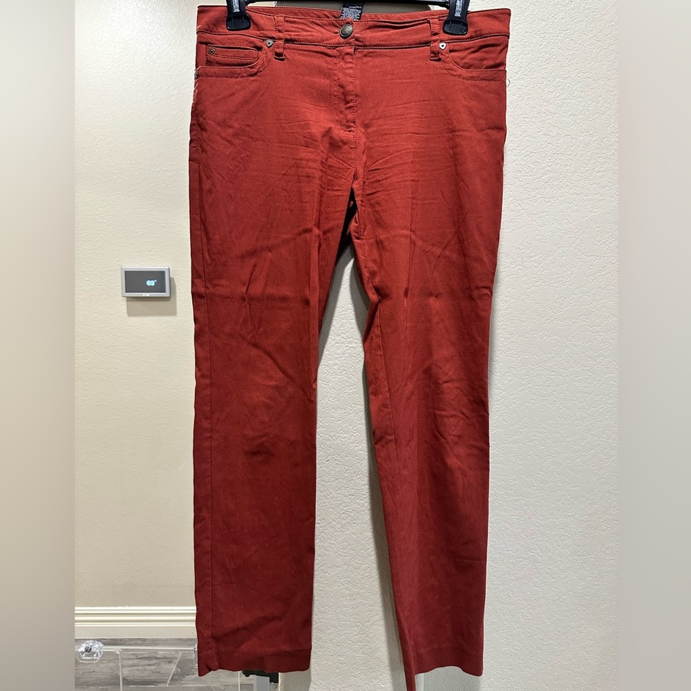 Zac & Rachel Burnt Orange Relaxed Fit Pants